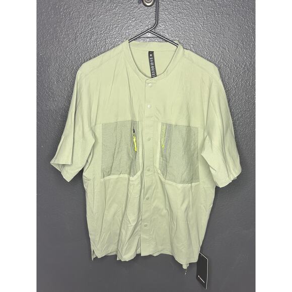 Lululemon Water Repellent Hiking Short Sleeve Shirt LRLG Men's Size Medium NWT - Picture 6 of 10